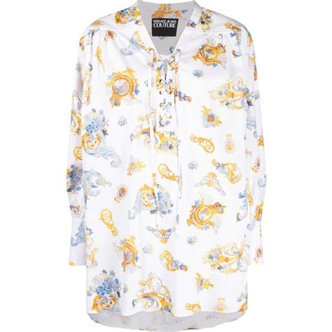 Versace Jeans Couture Camicia con stampa brocca 